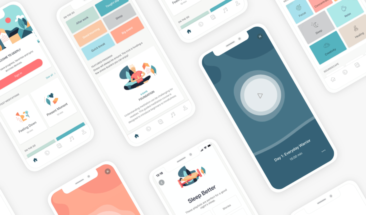 Discover 1 free mobile app mockup design on dribbble. Mobile App Design Process Ux Ui Case Study Part 2 By Dana Kozar Ux Planet