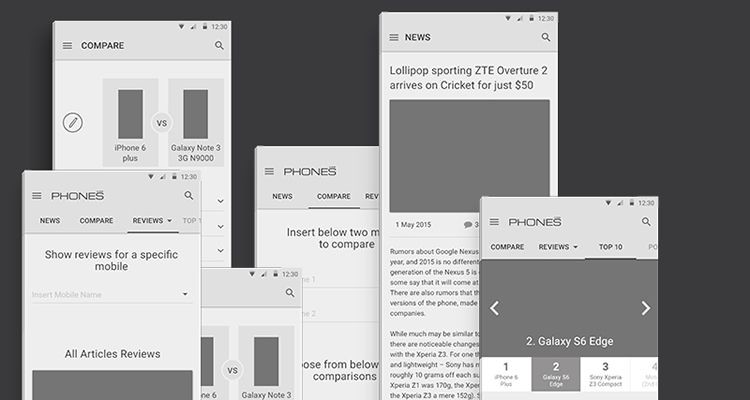 This is a mobile wireframe kit in psd format. 50 Free Wireframe Templates For Mobile Web And Ux Design By Yessie Klein Medium