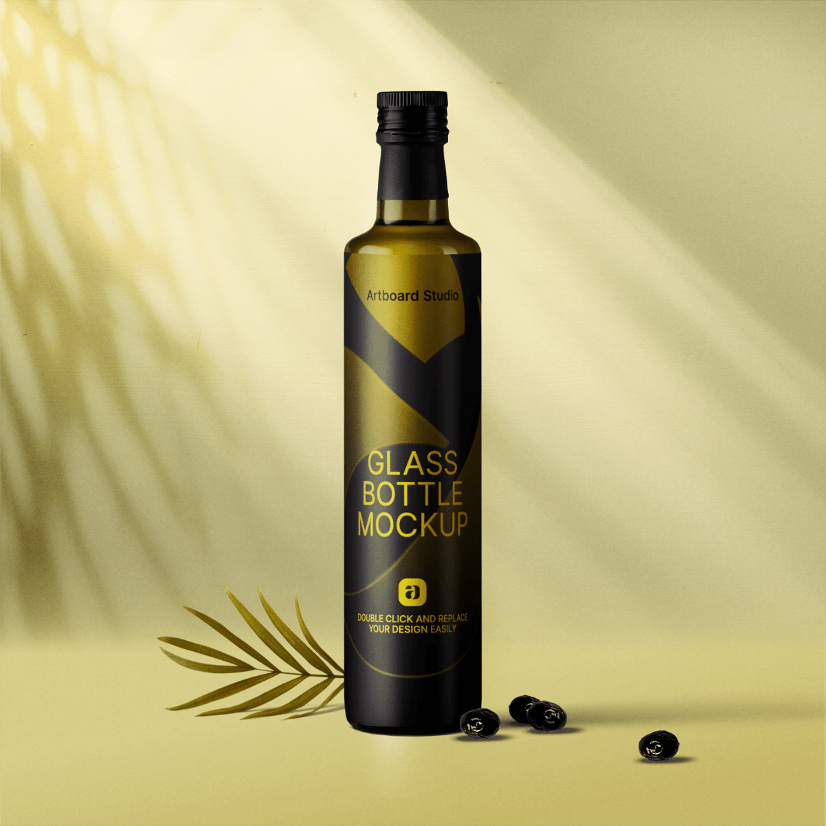Use free oil bottle mockup listed below and get the job done literally in a few minutes. Olive Oil Bottle Mockup Scene