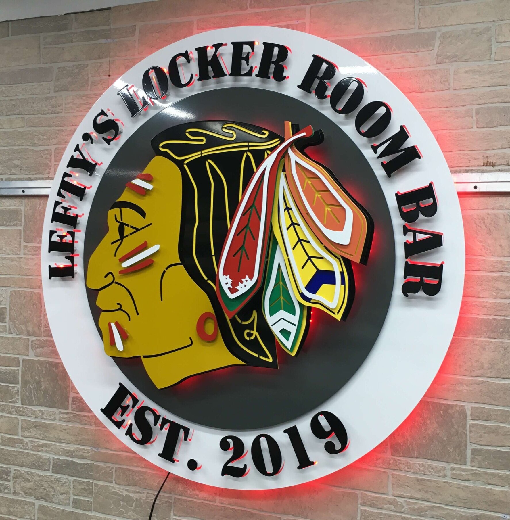 Download realistic free brick wall logo mockup psd for presentation. Custom Metal Signs Personalized Laser Cut Signs Shieldco