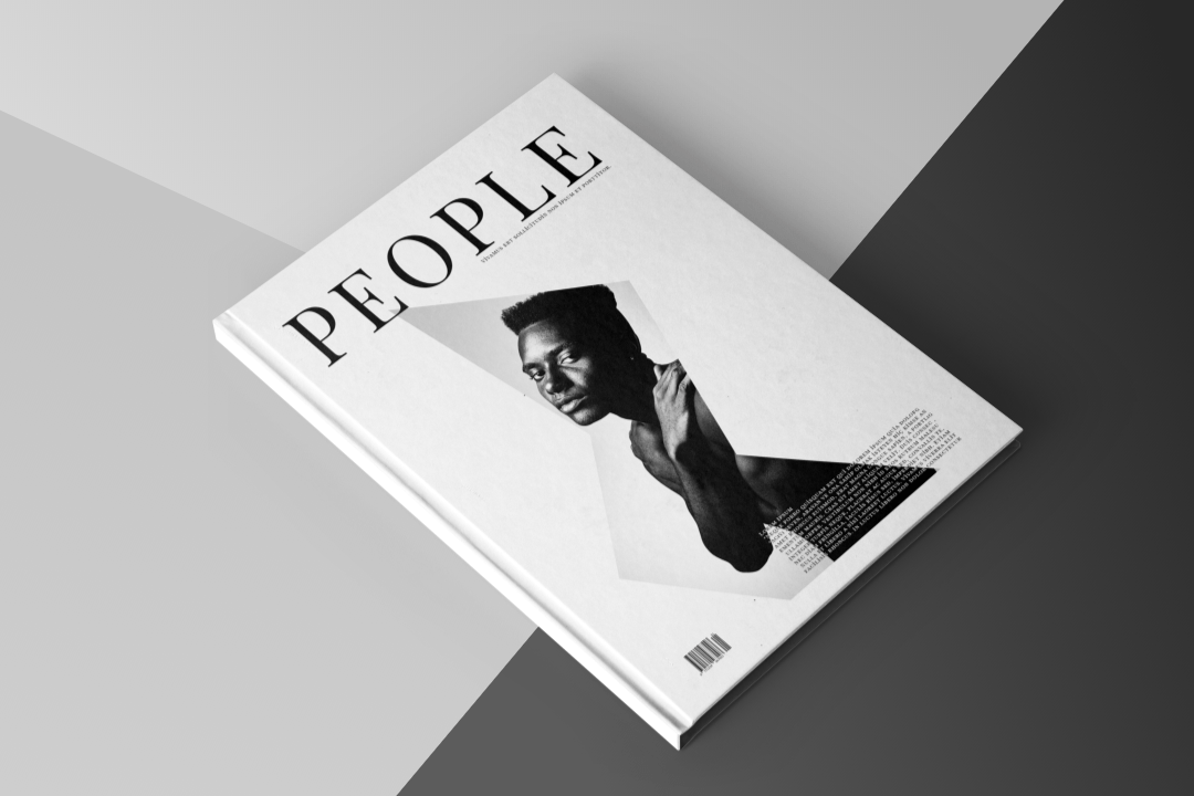 Kraft paper notebook psd mockups. Hard Cover A4 Book Mockup Scene