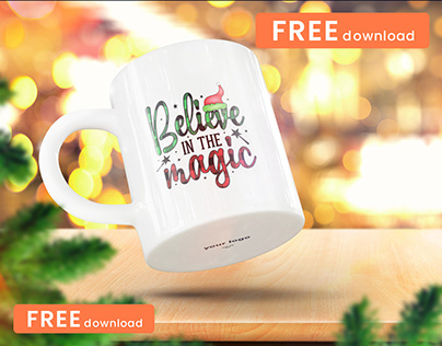 17+ Download Christmas Mug Mockup Free&nbsp;PSD
