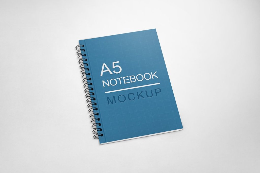 48+ Download A4 Spiral Notebook Mockup Free&nbsp;PSD