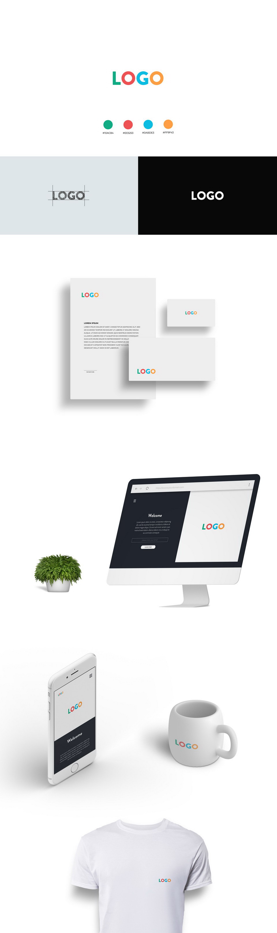 24+ Download Logo Presentation Mockup Free&nbsp;PSD