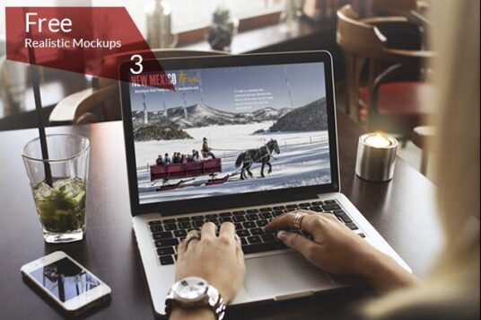 23+ Download Realistic Macbook Mockup Psd&nbsp;PSD