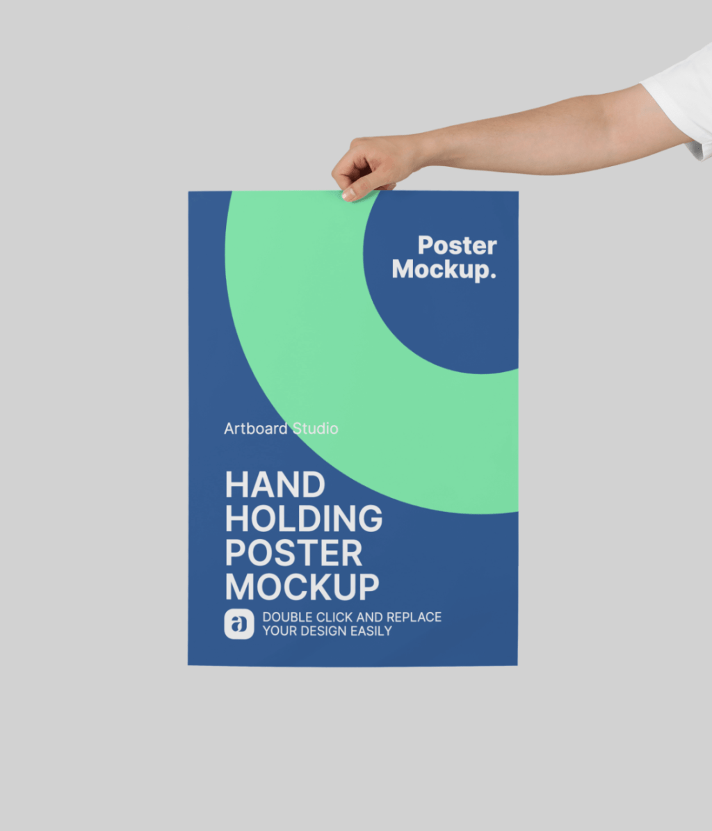 16+ Download Holding Poster Mockup&nbsp;PSD
