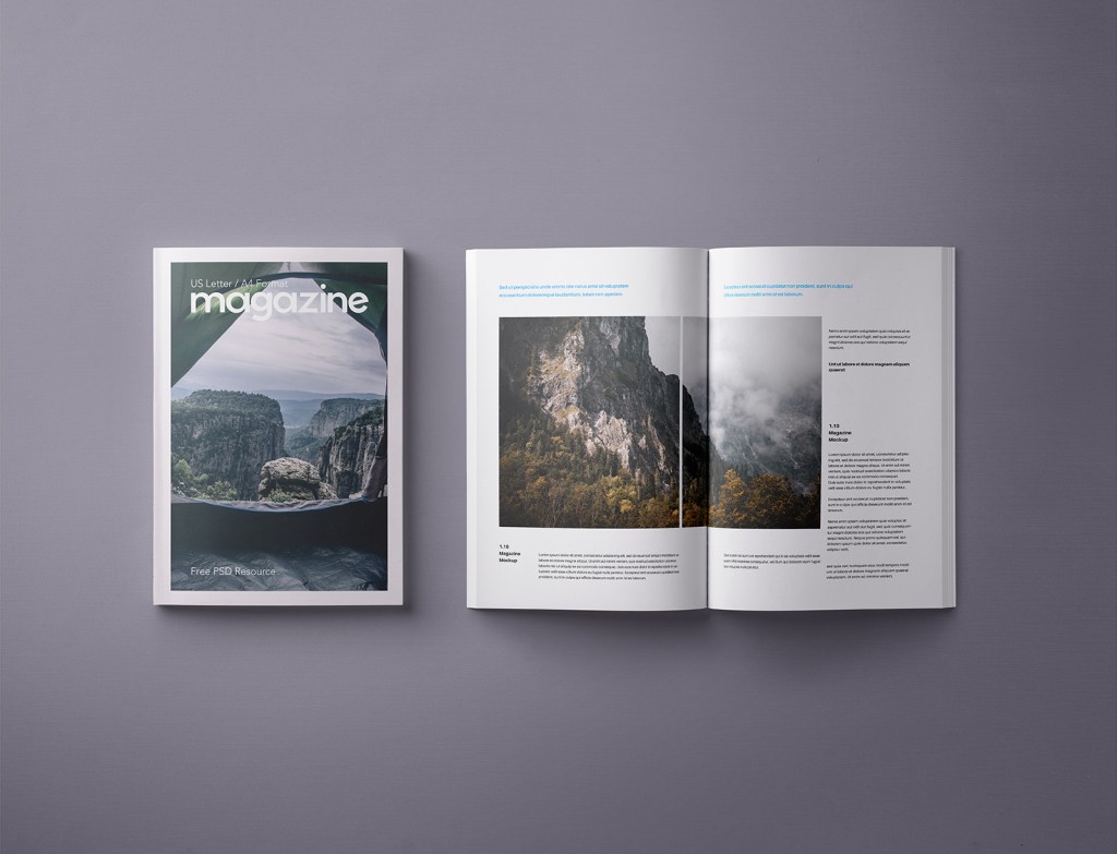 19+ Download Magazine Ad Mockup Psd&nbsp;PSD