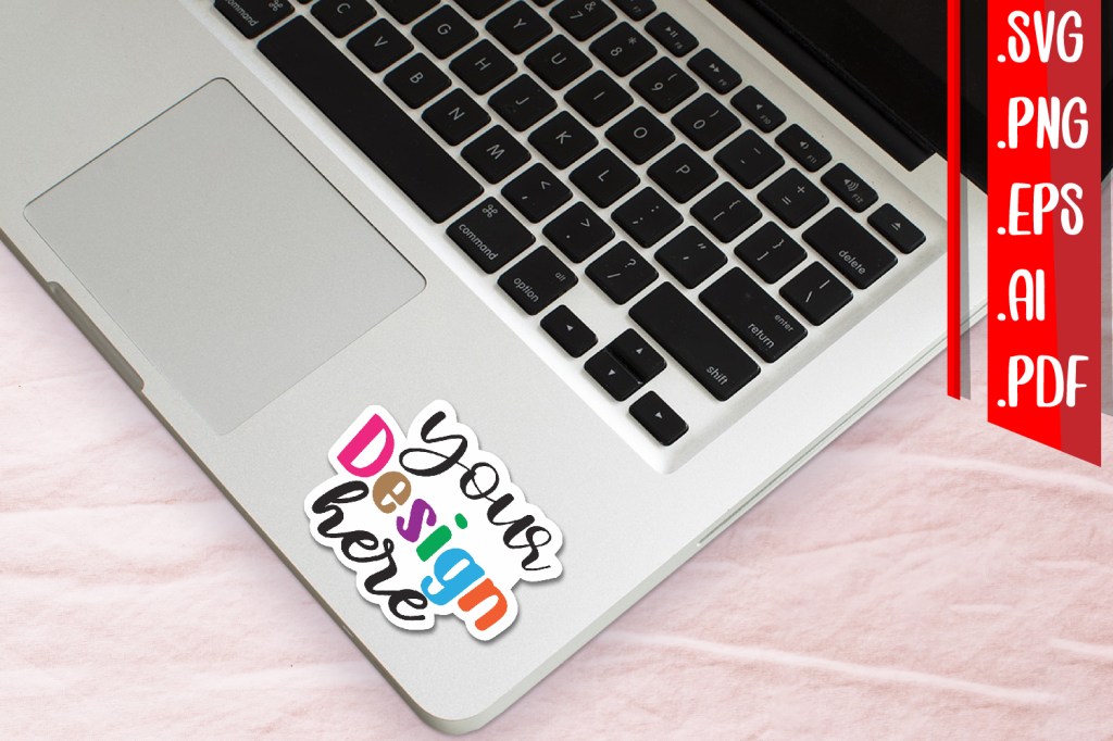 21+ Download Macbook Sticker Mockup Free&nbsp;PSD