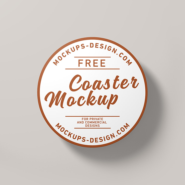 10+ Download Coaster Mockup Free&nbsp;PSD