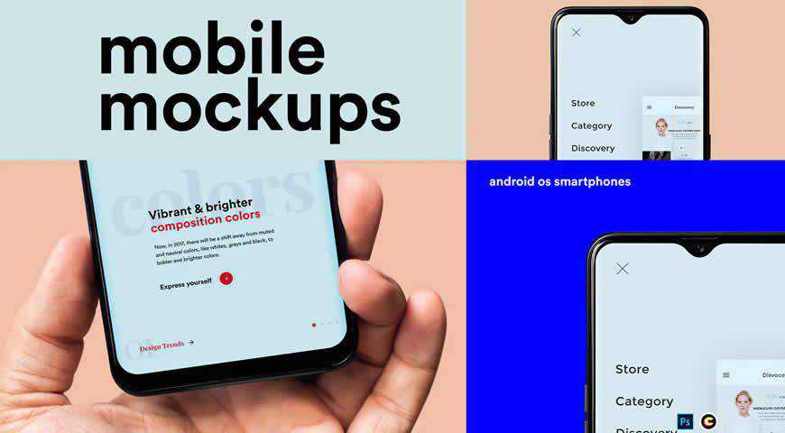 30+ Download Mobile Mockup Free Psd&nbsp;PSD