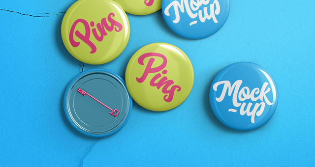 33+ Download Pin Mockup Free&nbsp;PSD