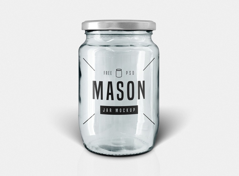 21+ Download Free Mason Jar Mockup&nbsp;PSD