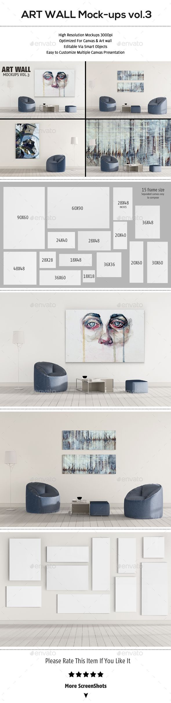 35+ Download Art-Wall-Mockup-Vol3 Mockup&nbsp;PSD