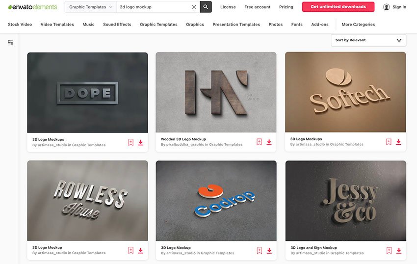 19+ Download Logo Mockup Free 2020&nbsp;PSD