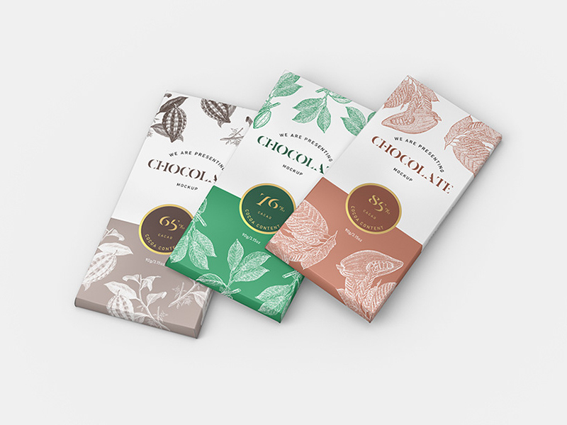 49+ Download Mockup Chocolate Packaging Free&nbsp;PSD