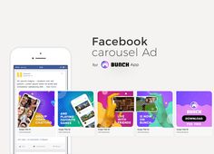 27+ Download Facebook Mobile Carousel Ad Mockup&nbsp;PSD