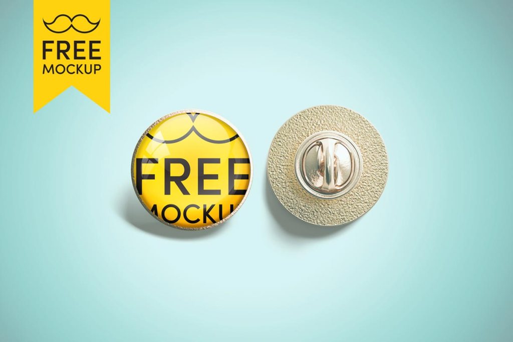 33+ Download Pin Mockup Psd&nbsp;PSD