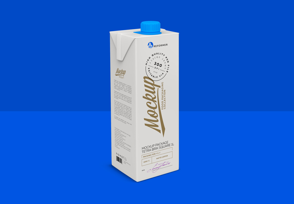 29+ Download Milk Carton Mockup Psd Free&nbsp;PSD